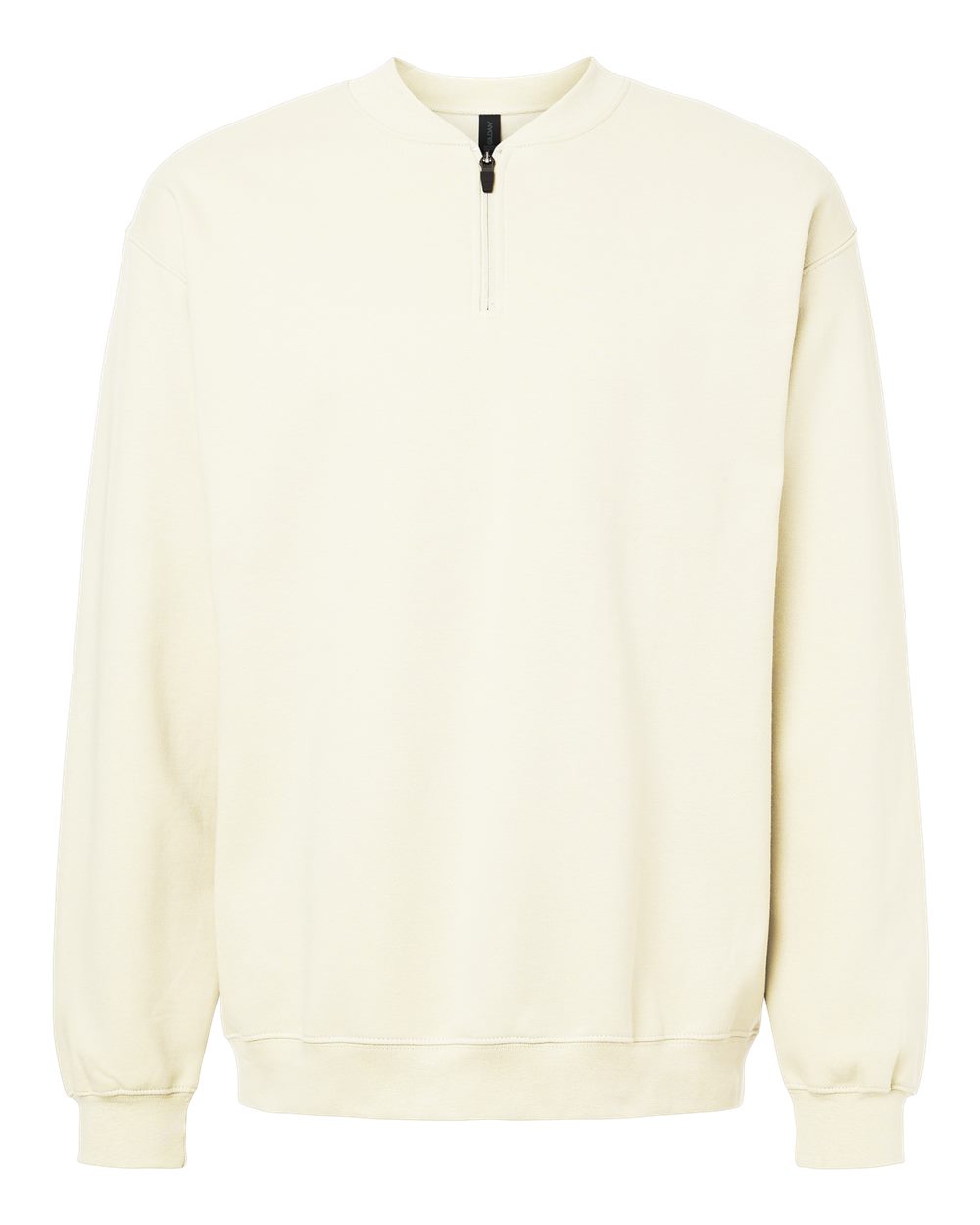 Gildan SF008 - Unisex Softstyle® Midweight Quarter-Zip Sweatshirt - Off White