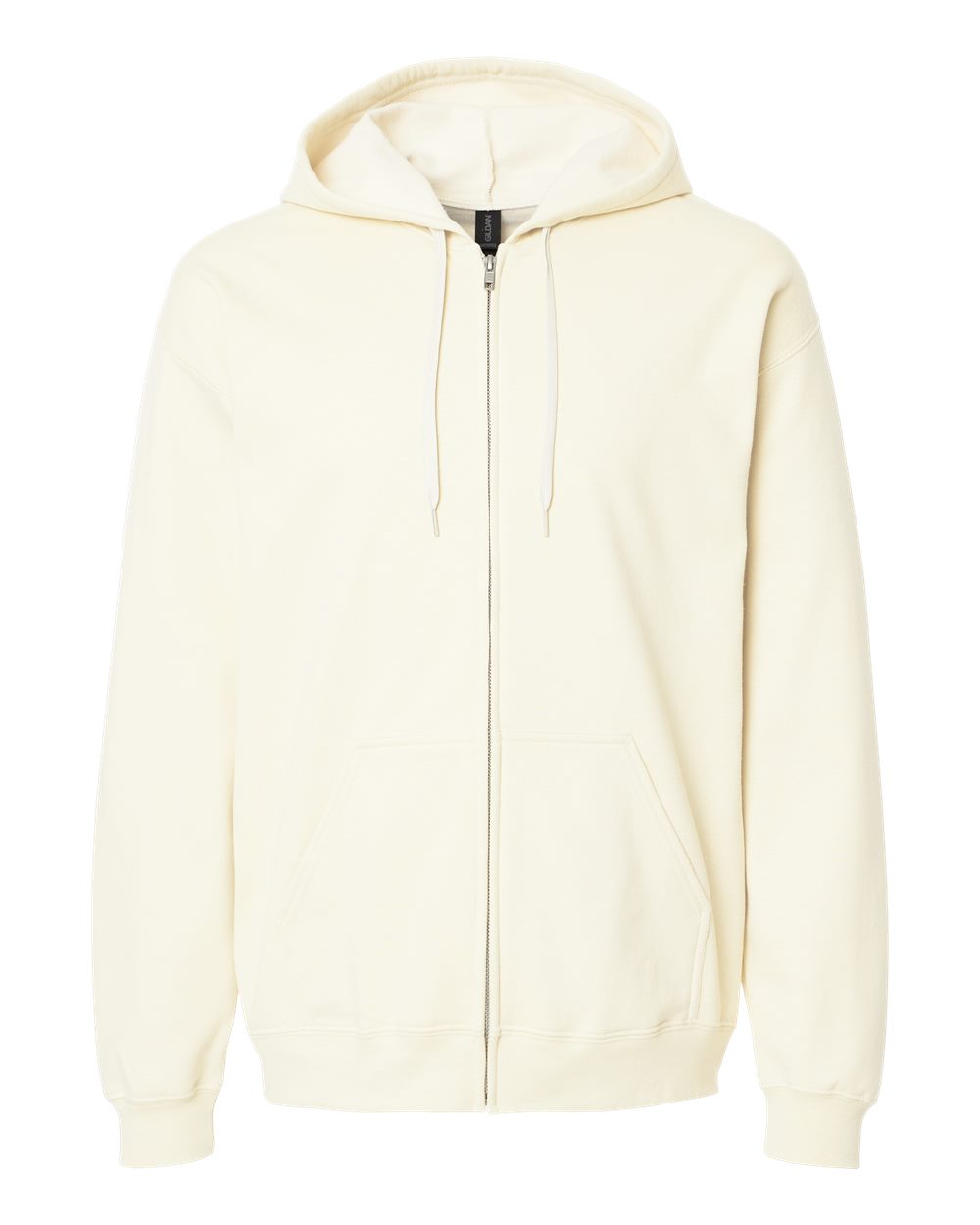 Gildan SF600 - Unisex Softstyle® Midweight Full-Zip Hooded Sweatshirt - Off White
