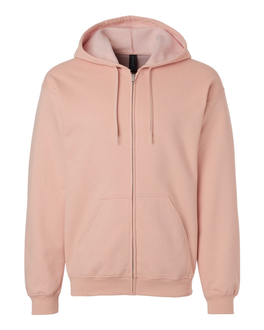 Gildan SF600 - Unisex Softstyle® Midweight Full-Zip Hooded Sweatshirt - Dusty Rose