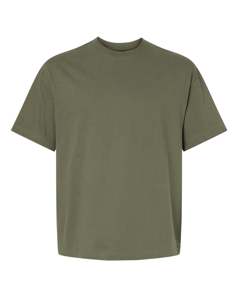 Hanes 5180R - Unisex Beefy-T® Retro Street T-Shirt - Fatigue Green