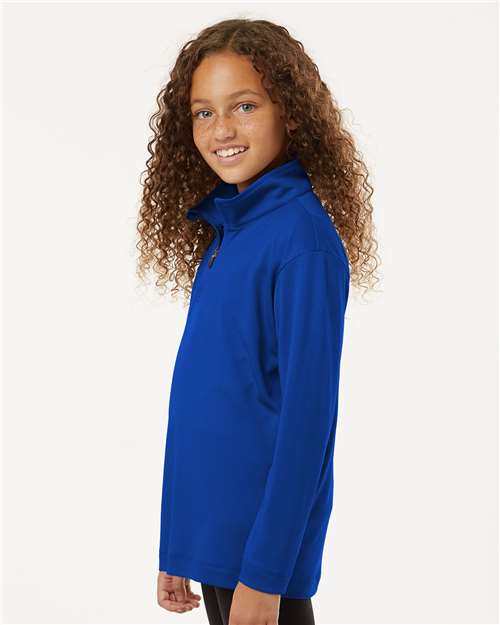 AllPro Youth Pro-Lock Performance Quarter-Zip Pullover 41870Y