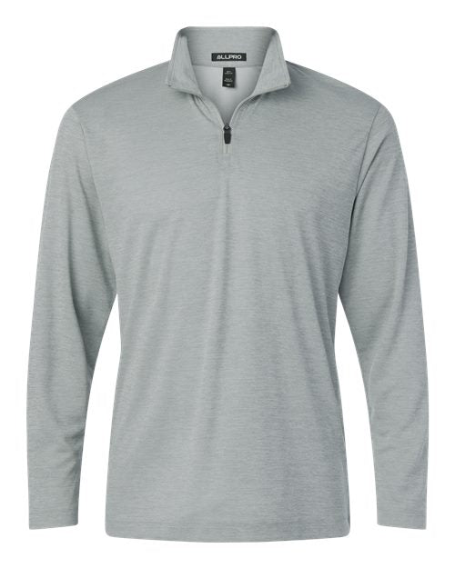 AllPro Men's Pro-Lock Performance Mélange Quarter-Zip Pullover 4HM700