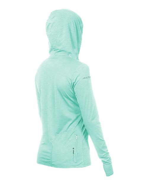ANETIK Women's Breeze Tech Hooded Long Sleeve T-Shirt WSBRZH0