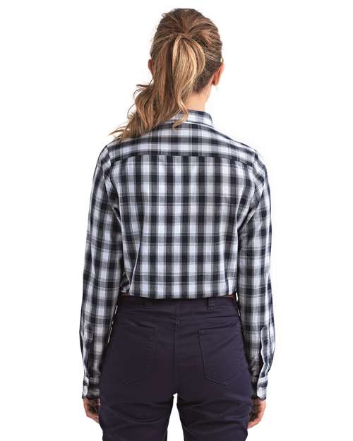 Artisan Collection by Reprime Women's Mulligan Check Cotton Dress Shirt RP350