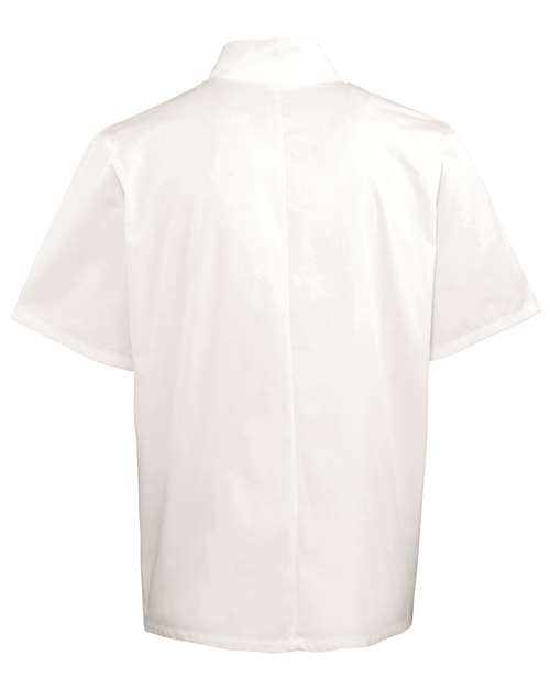 Artisan Collection by Reprime Unisex Ten Studded Front Short Sleeve Chef Coat RP664
