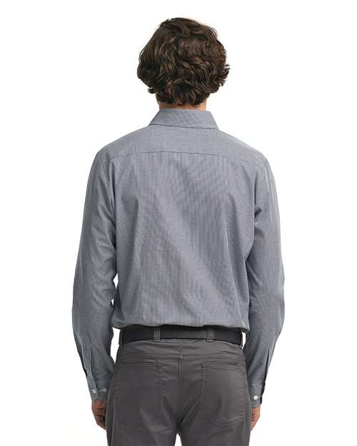 Artisan Collection by Reprime Men's Microcheck Gingham Cotton Shirt RP220