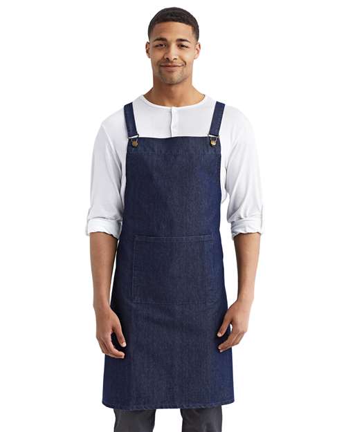 Artisan Collection by Reprime Cross Back Barista Bib Apron RP129