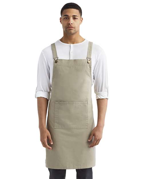 Artisan Collection by Reprime Cross Back Barista Bib Apron RP129