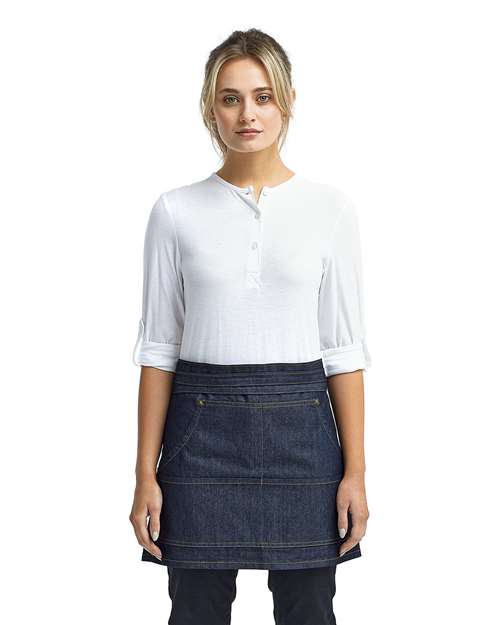 Artisan Collection by Reprime Jeans Stitch Denim Waist Apron RP125
