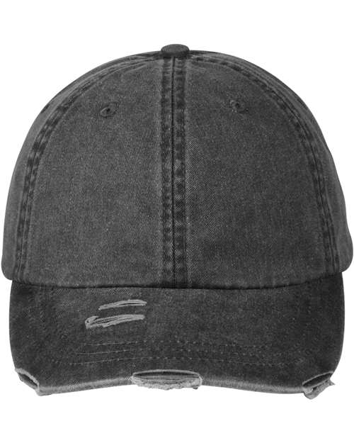 Adams Headwear Classic Pigment Distressed Dad Hat LP108