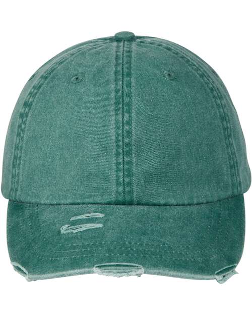 Adams Headwear Classic Pigment Distressed Dad Hat LP108