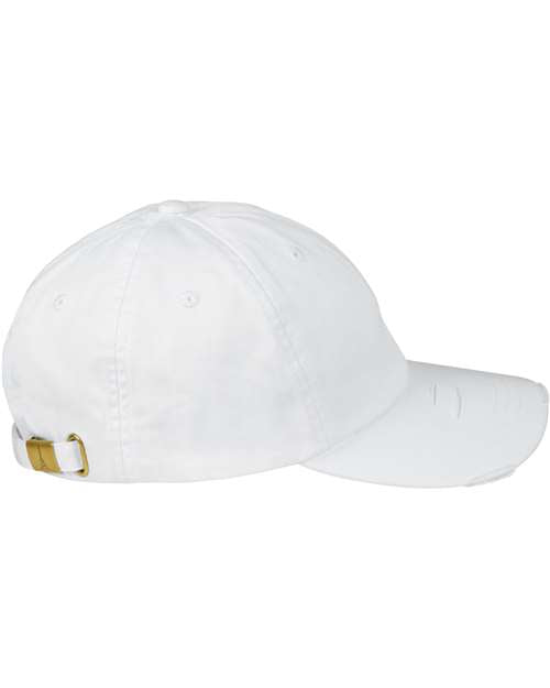 Adams Headwear Classic Pigment Distressed Dad Hat LP108