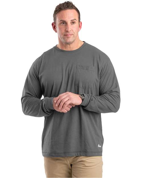 Berne Apparel Men's Performance Long Sleeve Pocket T-Shirt BSM39