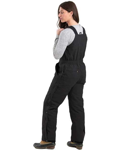 Berne Apparel Women's Softstone Duck Insulated Bib Overall WB515