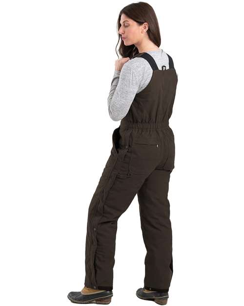 Berne Apparel Women's Softstone Duck Insulated Bib Overall WB515