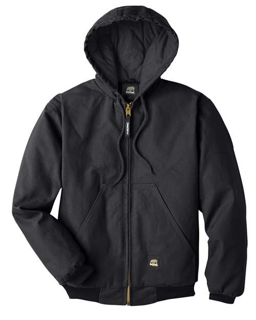 Berne Apparel Men's Tall Highland Washed Cotton Duck Hooded Jacket HJ51T