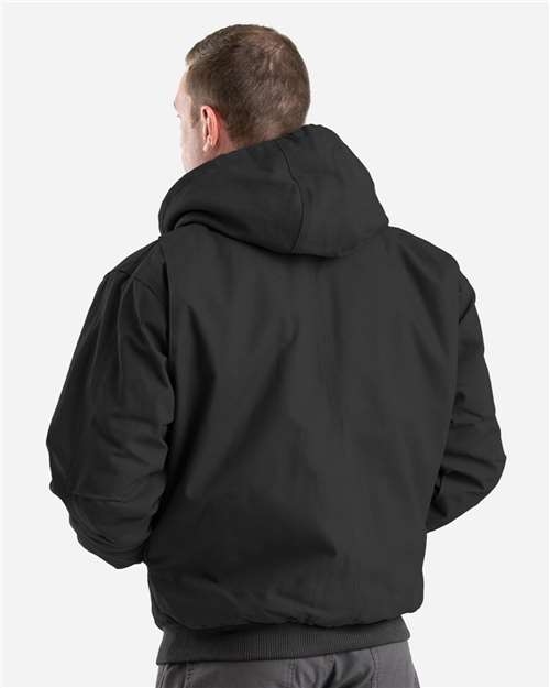 Berne Apparel Men's Tall Highland Washed Cotton Duck Hooded Jacket HJ51T