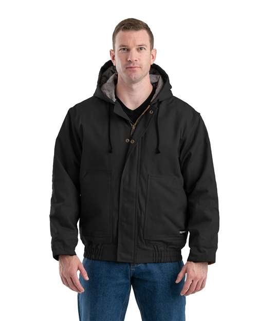 Berne Apparel Men's Flame-Resistant Hooded Jacket FRHJ01