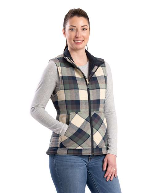 Berne Apparel Women's Insulated Flannel Vest WV16