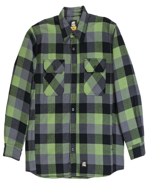 Berne Apparel Men's Tall Timber Flannel Shirt Jacket SH69T