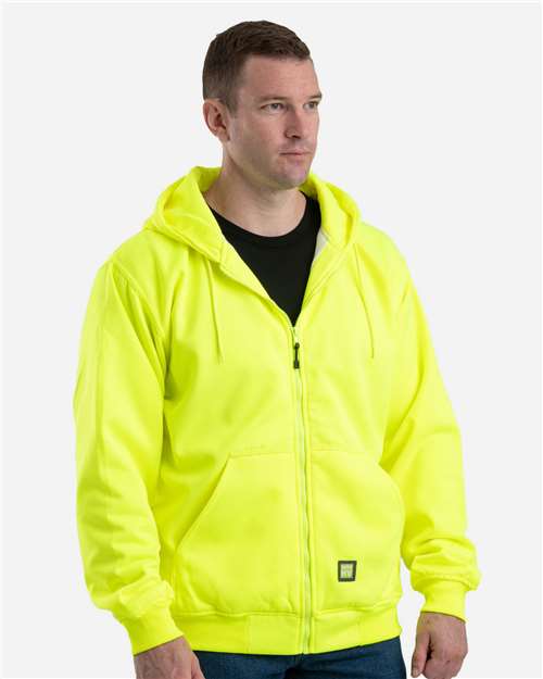 Berne Apparel Men's Heritage Thermal-Lined Full-Zip Hooded Sweatshirt HVF101