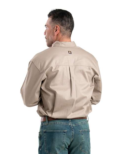 Berne Apparel Men's Tall Flame-Resistant Button Down Work Shirt FRSH10T