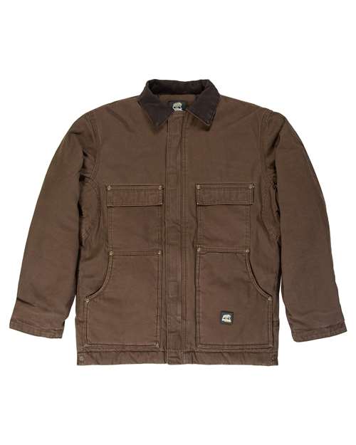 Berne Apparel Men's Highland Washed Chore Jacket CH377