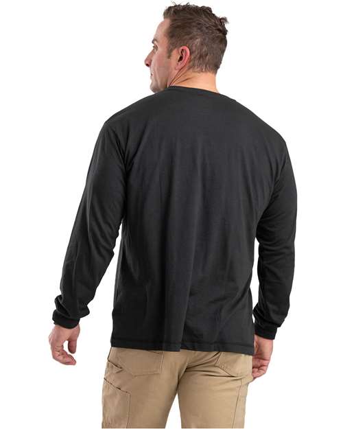 Berne Apparel Men's Tall Performance Long Sleeve Pocket T-Shirt BSM39T
