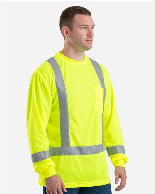 Berne Apparel Men's Tall Hi-Vis Class 3 Performance T-Shirt HVK013T