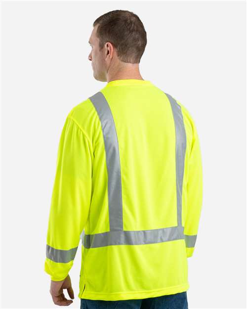 Berne Apparel Men's Hi-Vis Class 3 Performance Pocket T-Shirt HVK013