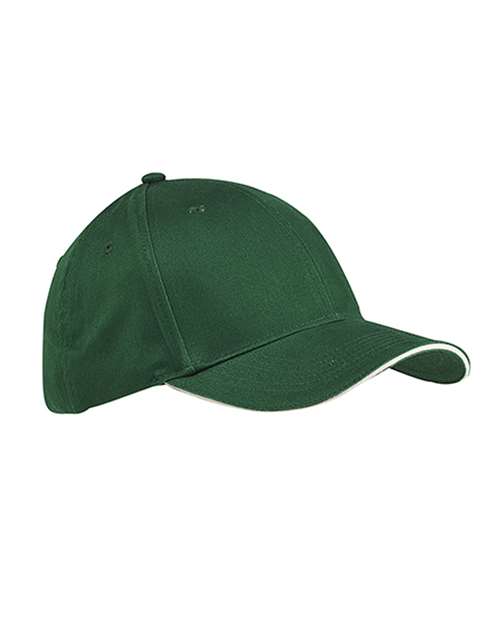 Big Accessories Brushed Twill Sandwich Cap BX004