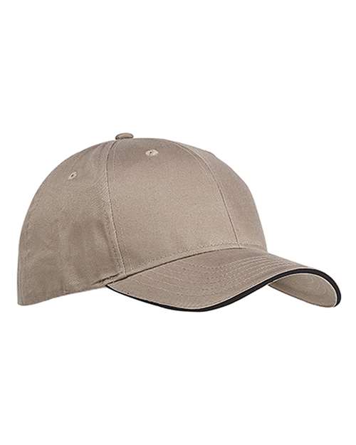 Big Accessories Brushed Twill Sandwich Cap BX004