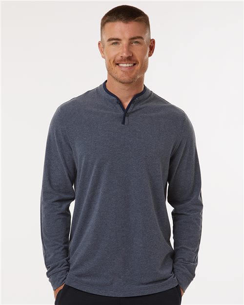 Adidas Men's Henley Long Sleeve T-Shirt A597