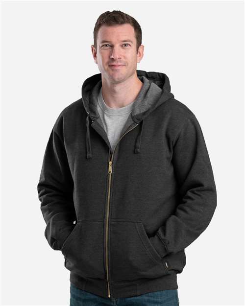 Berne Apparel Men's Heritage Full-Zip Hooded Sweatshirt SZ413
