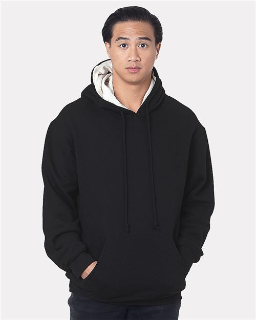 Bayside Unisex USA-Made Super Heavy Thermal Lined Hooded Sweatshirt 930