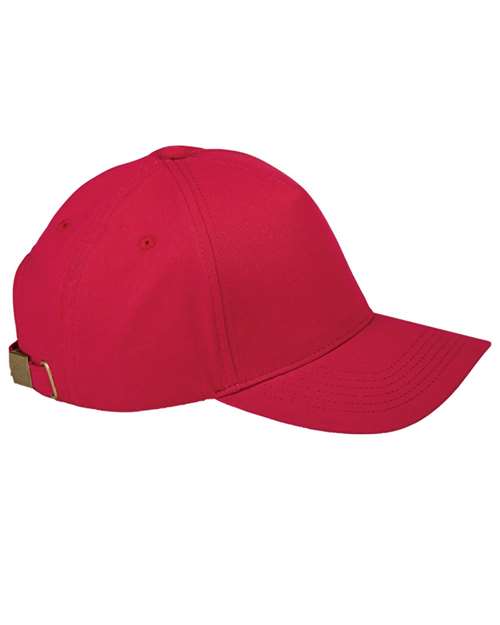Big Accessories Five-Panel Brushed Twill Cap BX034