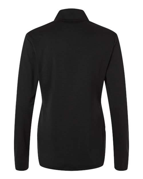 Adidas Women's Textured Stripe Quarter-Zip Pullover A709