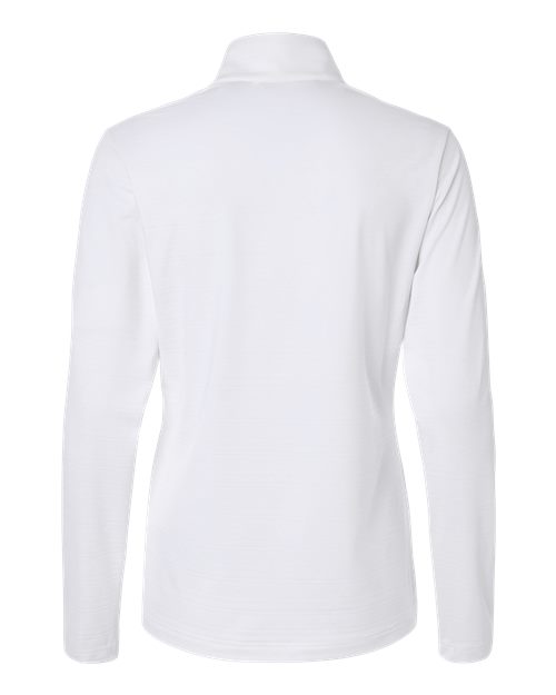 Adidas Women's Textured Stripe Quarter-Zip Pullover A709