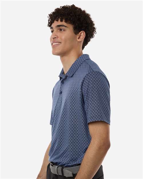 Adidas Men's 4-Way Stretch Printed Polo A716