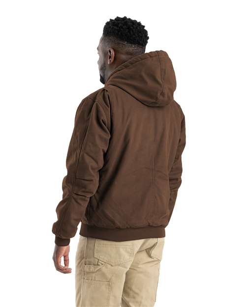 Berne Apparel Men's Tall Heartland Washed Cotton Duck Hooded Jacket HJ375T