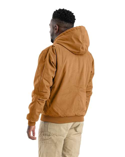 Berne Apparel Men's Tall Heartland Washed Cotton Duck Hooded Jacket HJ375T