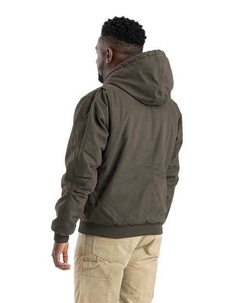 Berne Apparel Men's Tall Heartland Washed Cotton Duck Hooded Jacket HJ375T