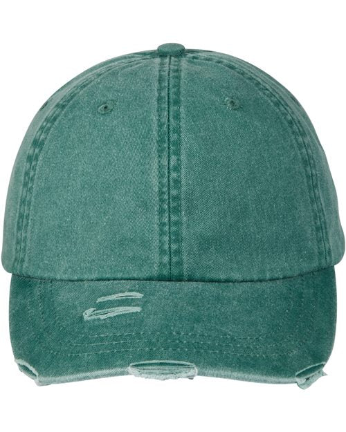 Adams Headwear Classic Pigment Distressed Dad Hat LP108