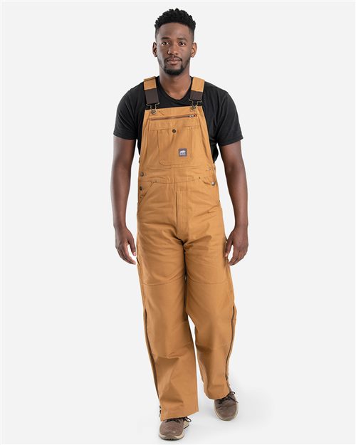 Berne Apparel Men's Slab Unlined Duck Bib Overall B1067