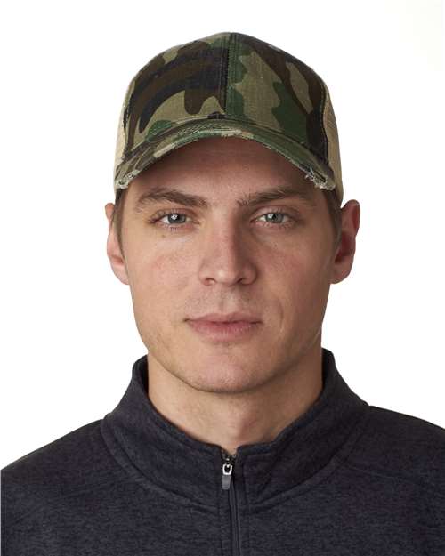 Adams Headwear Ollie Distressed Trucker Cap OL102