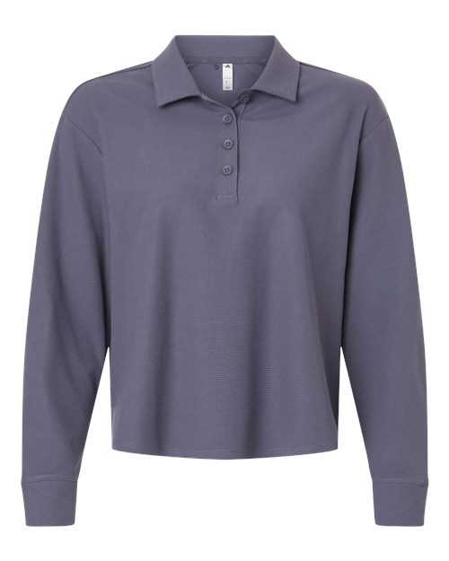 Adidas Women's Beyond Long Sleeve Loose Polo A1008