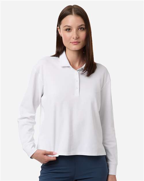 Adidas Women's Beyond Long Sleeve Loose Polo A1008