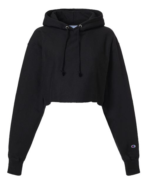 Champion Women's Reverse Weave® Hooded Cropped Sweatshirt RW01W
