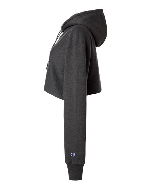 Champion Women's Reverse Weave® Hooded Cropped Sweatshirt RW01W