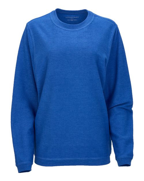 Boxercraft Unisex Corded Crewneck Sweatshirt D02